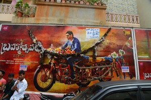Brahmotsavam Hungama at RTC X Roads